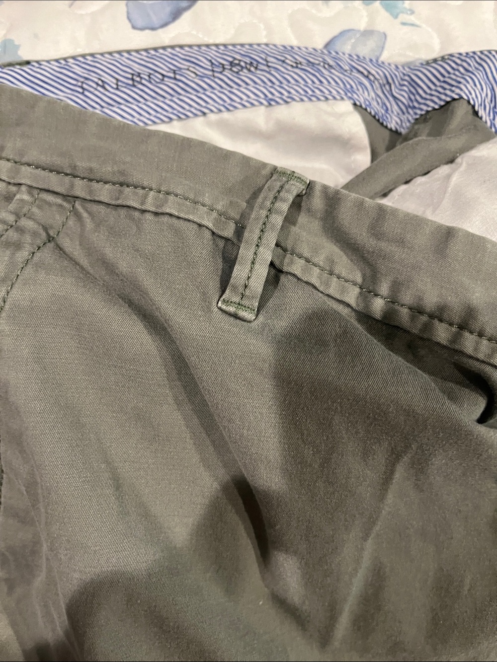 Talbots Straight-Leg Pants in Olive